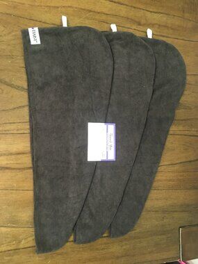 x3 Turbie Twist Super Absorbent Microfiber Hair Towel Less Frizz Less Breakage